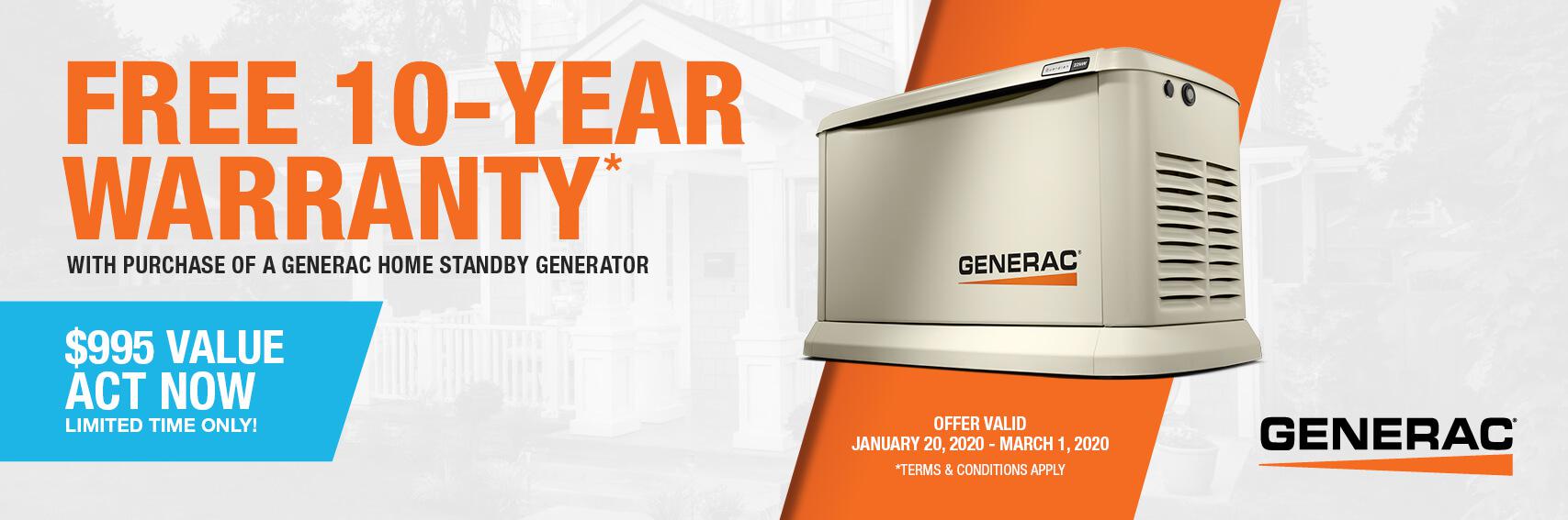 Homestandby Generator Deal | Warranty Offer | Generac Dealer | Schererville, IN